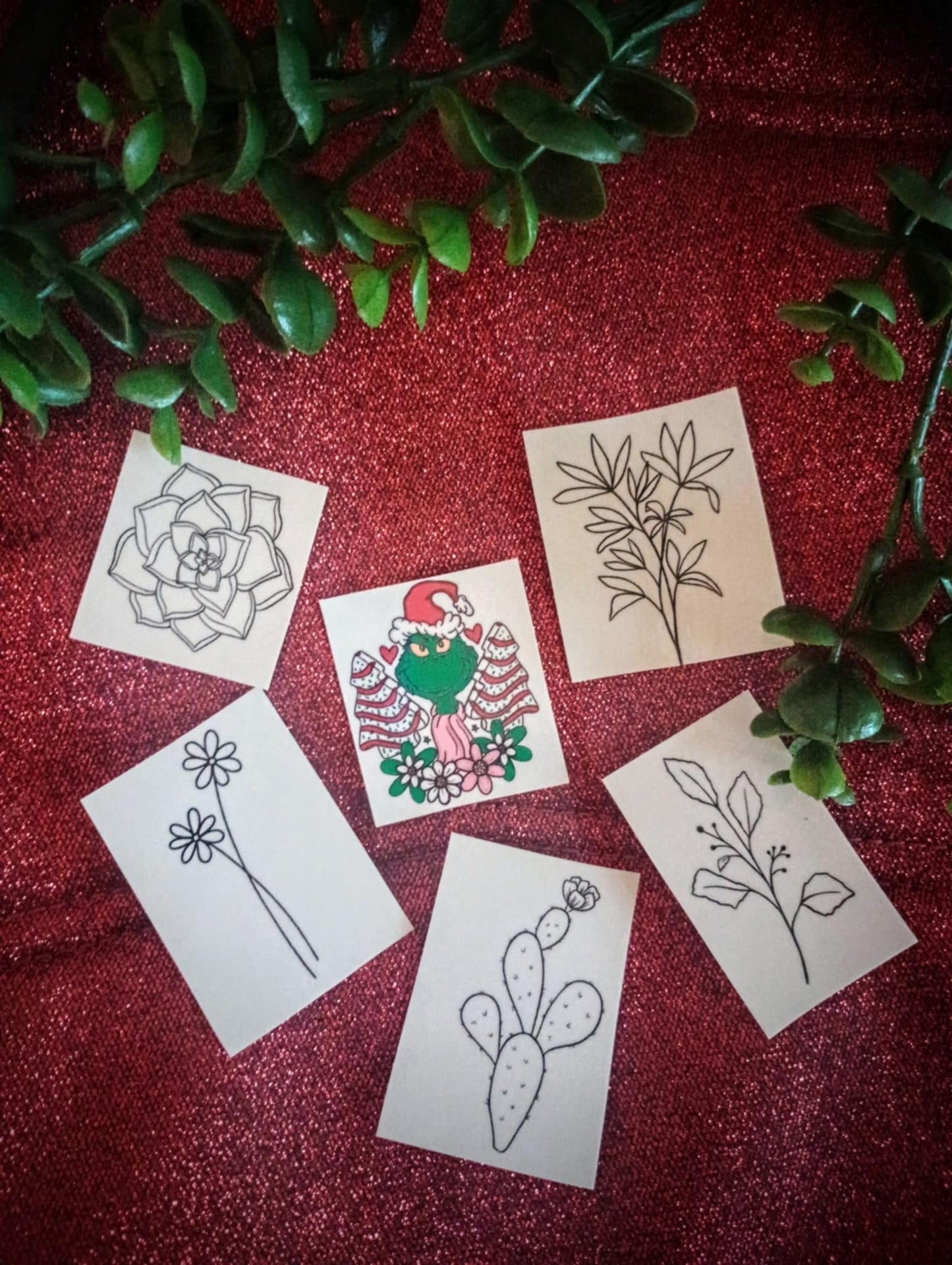 Plant temporary tattoos